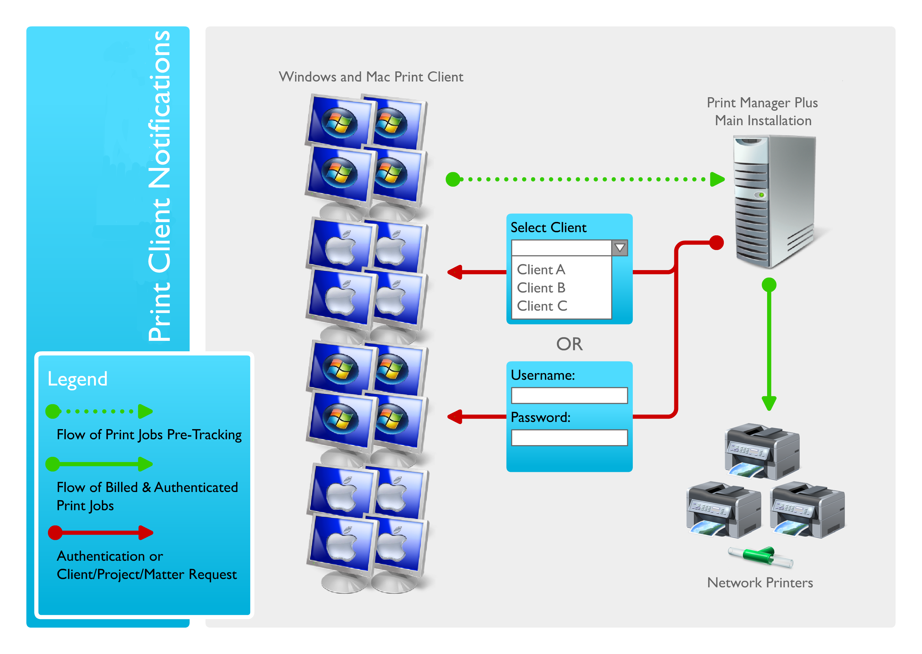 Client print. Билинк схема подключения. Сеть элект. Print Manager Plus Basic. Client Flow Management.